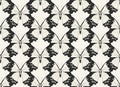 Seamless vector butterflies pattern. Butterfly print. Trendy animal motif wallpaper. Fashionable background